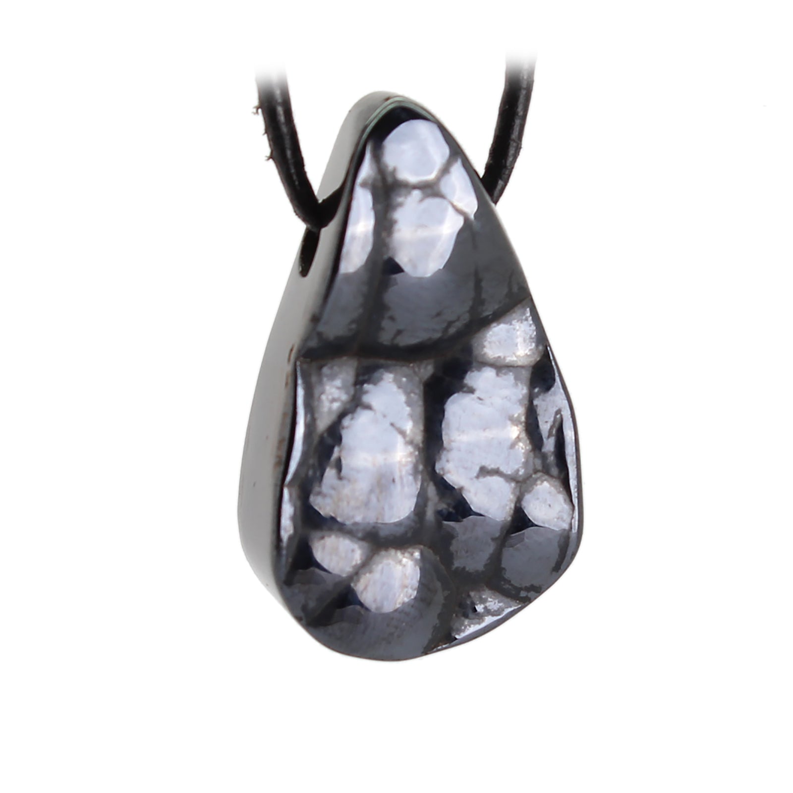 Hämatit Glaskopf Cabochon Anhänger Kettenanhänger Schmuck Halskettenanhänger Kettenschmuck Stein Trommelstein Rohstein Rohstück Edelstein Heilstein Silber Glücksstein Schutzstein Blutstein Blase Rose Kette Naturstein Dekostein
