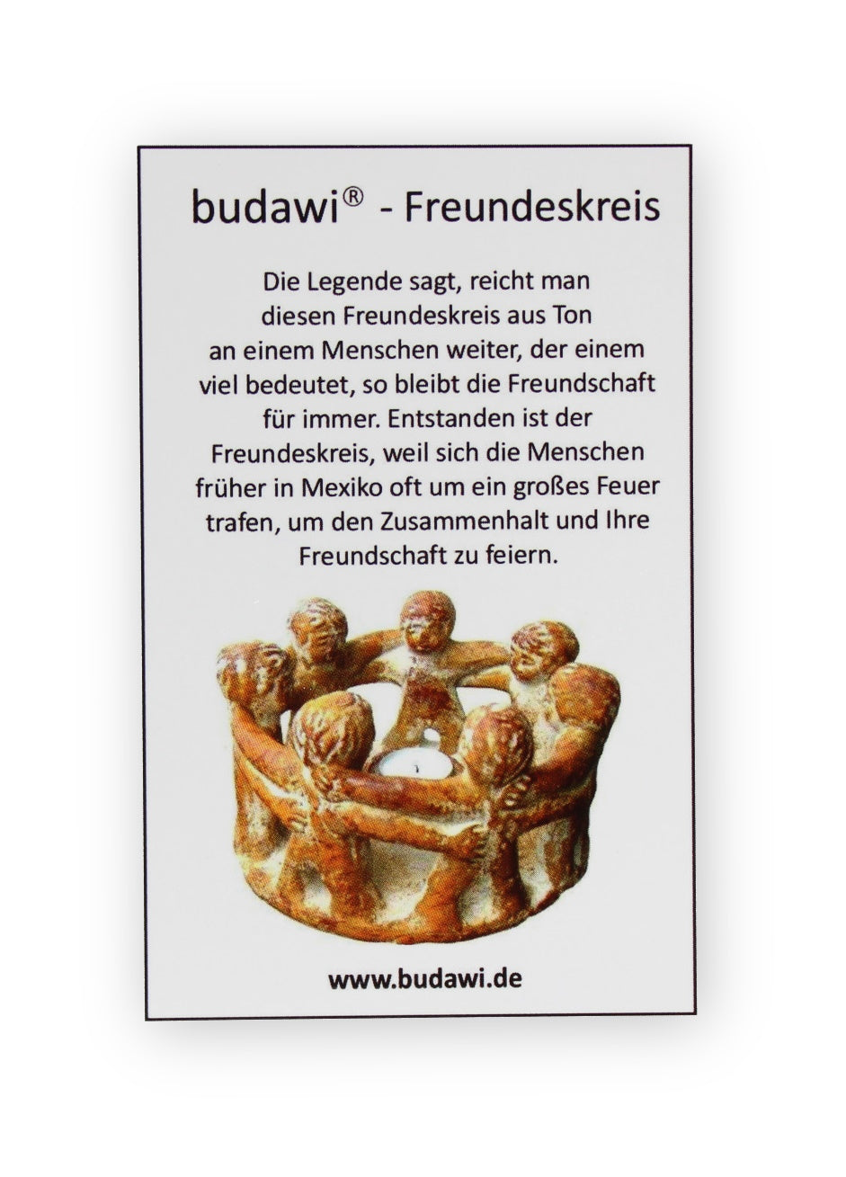 Freundeskreis 5 Figuren – Geschenk für Freunde und Familie inkl. Kärtchen