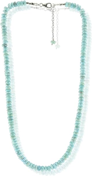 larimar Stein Trommelstein Hals Schmuck Anhänger Edelstein Heilstein Rohstein Rohstück Glücksstein Schutzstein Lochstein Naturstein Amulett Deko Handstein Handschmeichler Kugel Ohrringe Ohrstecker Armband