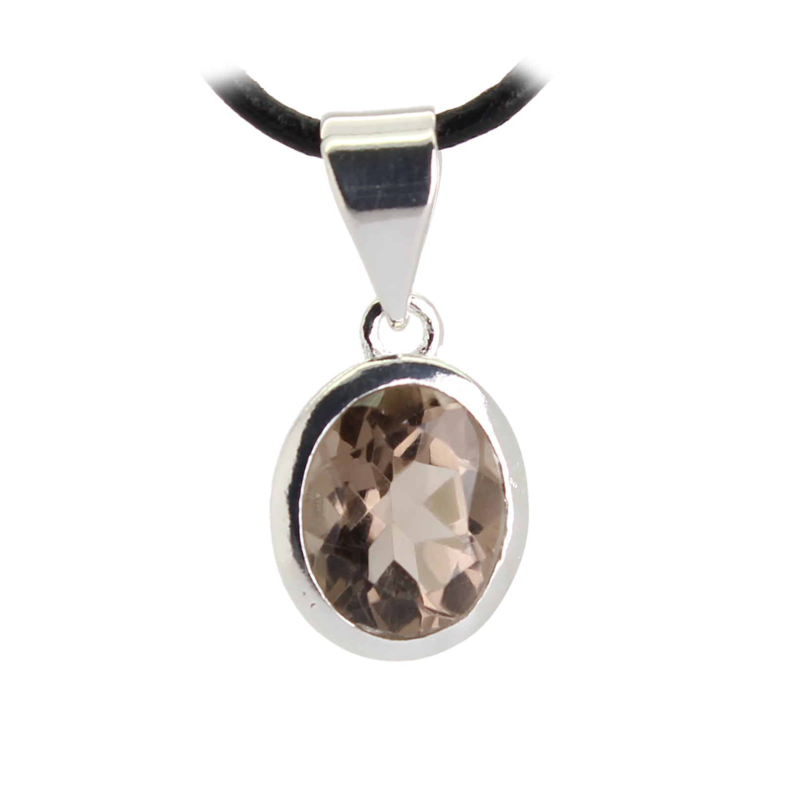 Rauchquarz Anhänger Kettenanhänger 925 Silber Schmuck Halskettenanhänger Kettenschmuck Stein Trommelstein Rohstein Rohstück Edelstein Heilstein Lochstein Schmuck Naturstein Halsschmuck Silberschmuck Dekostein Dekostück Collier Halskette Schmuckstein Schmuckanhänger Glücksstein Schutzstein