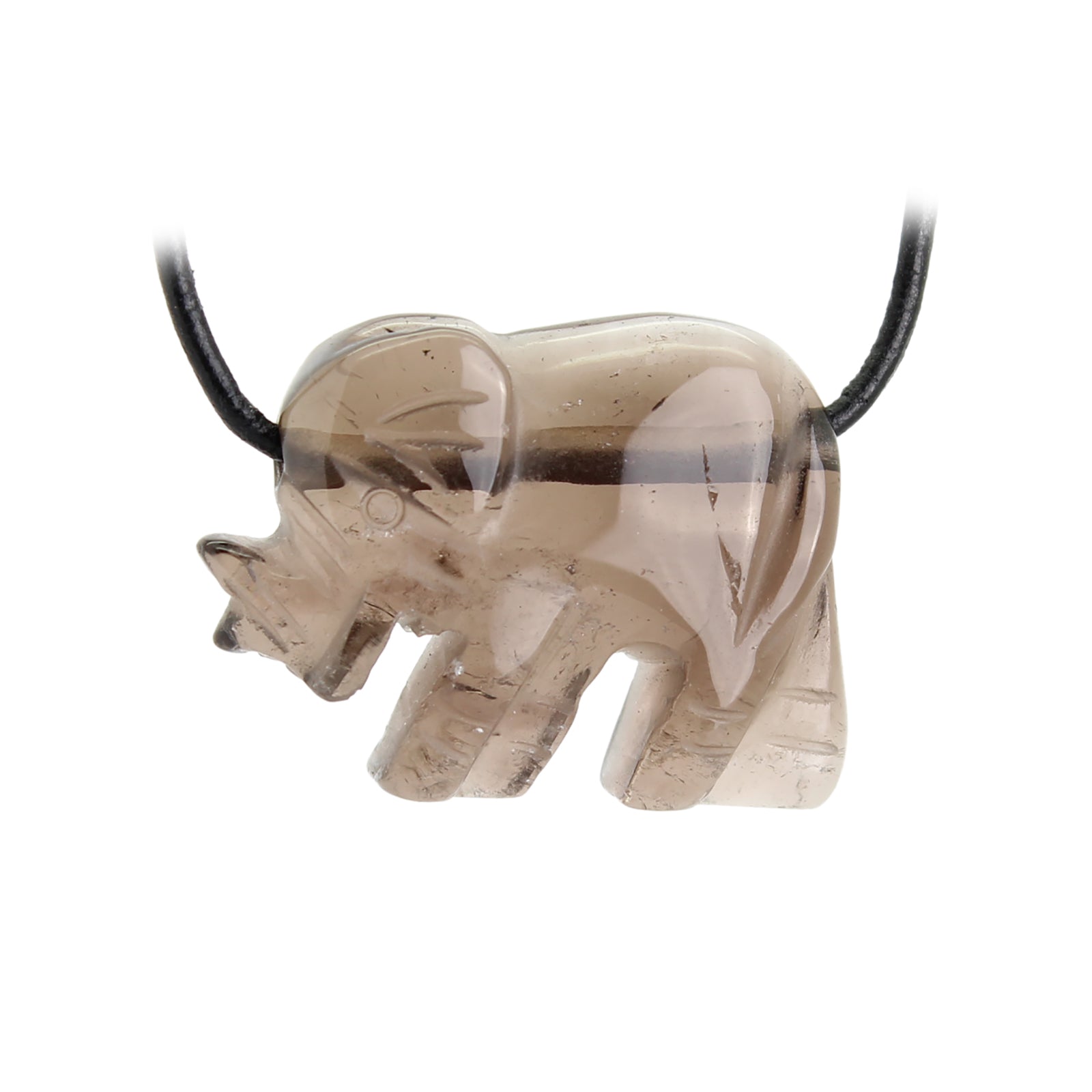 Rauchquarz Elefant Anhänger Kettenanhänger mit Lederband … Halskettenanhänger Kettenschmuck Kristall Rohkristall Stein Trommelstein Silberanhänger Silberschmuck Edelstein Heilstein Schmuckanhänger Halsschmuck Rohstein Rohstück Schmuckstein Schmuck Schutzstein Glücksstein