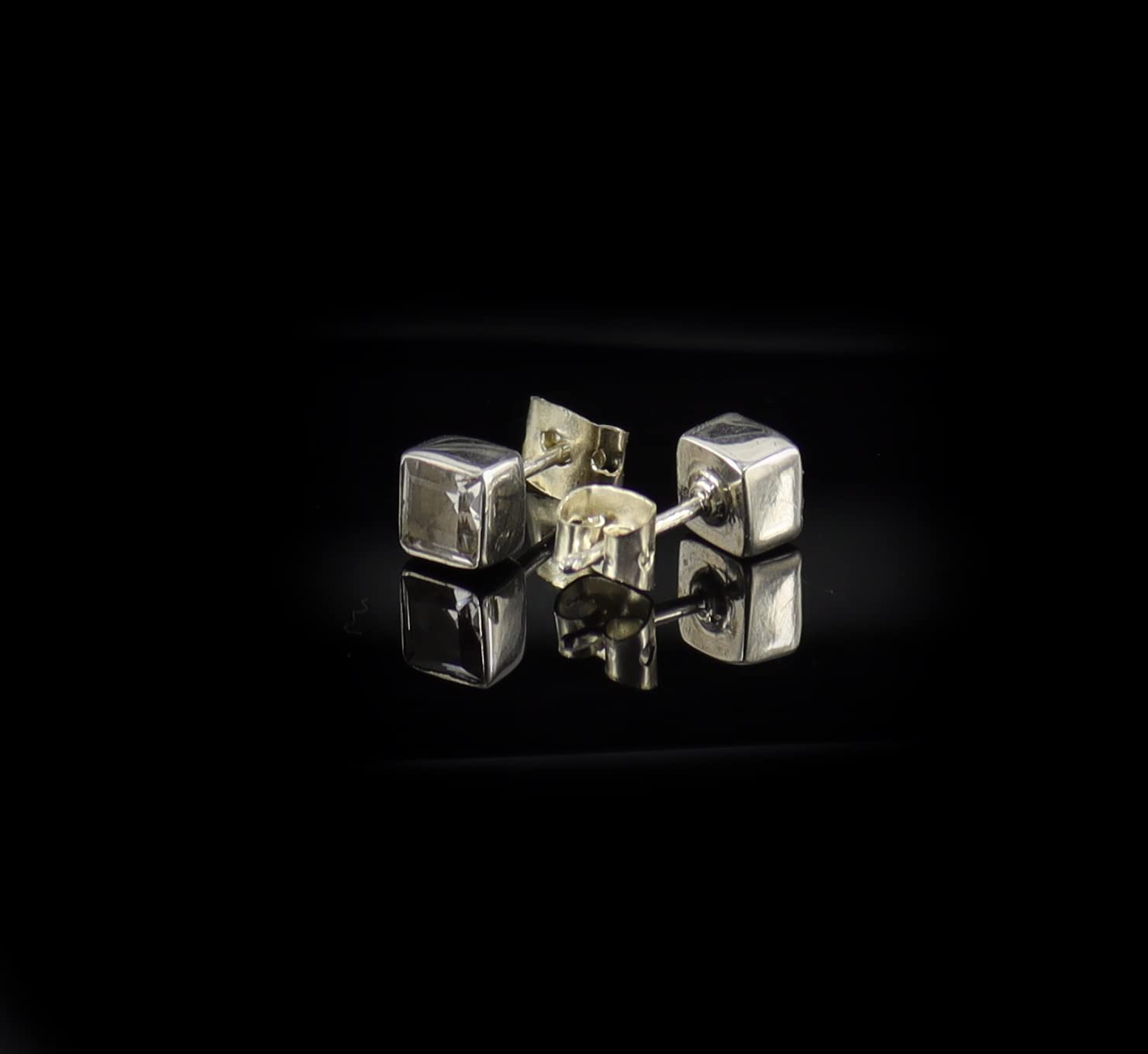 bergkristall ohrstecker ohrringe Ohrhänger Ohrschmuck Stein Trommelstein Rohstein Schmuck Silberschmuck Hänger Perlen Edelstein Heilstein Schmuckstein Glücksstein Schutzstein Silberstecker Kristallschmuck Kristalle