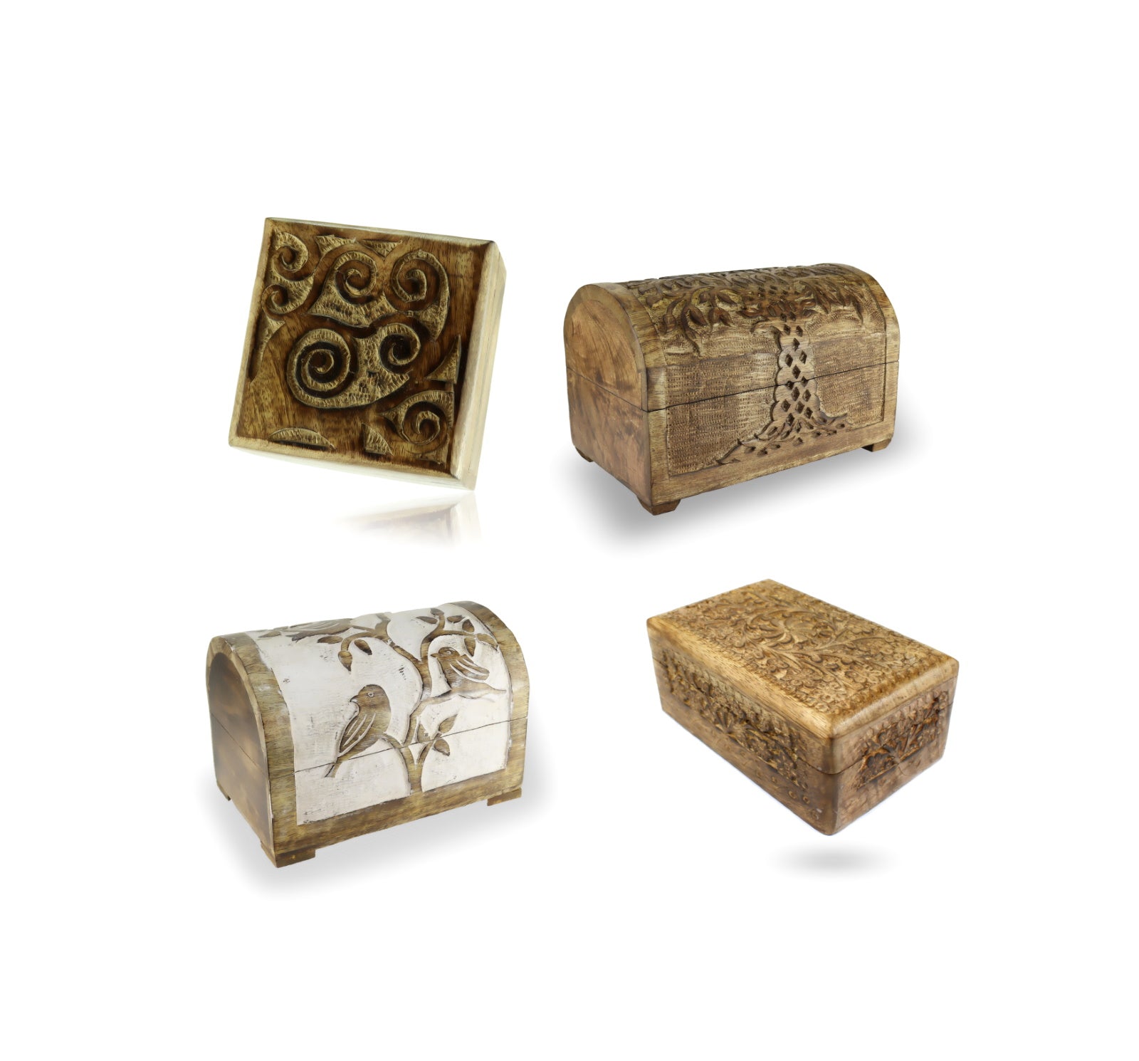 Holzboxen / Schatullen