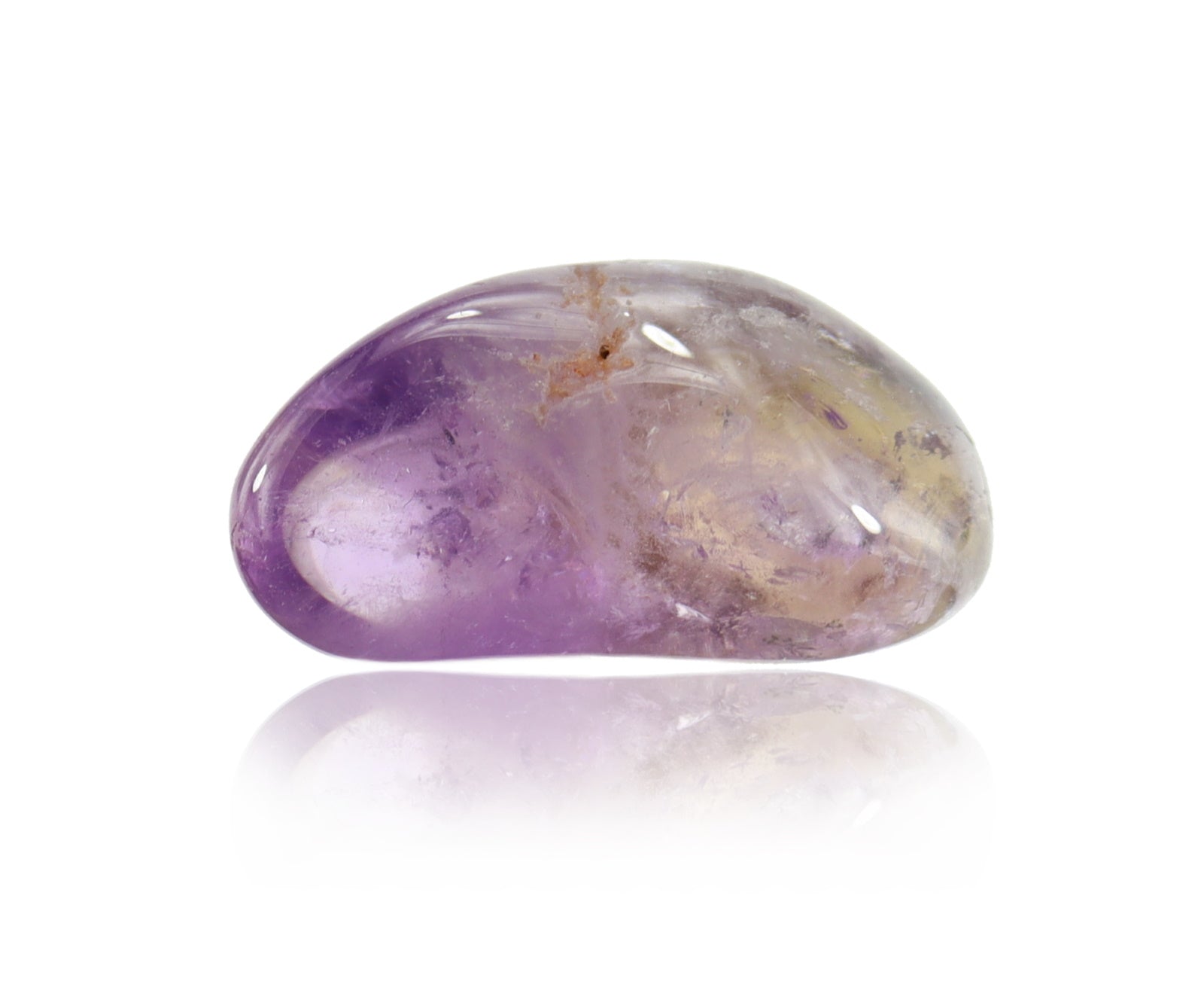 Ametrin Amethyst Citrin Schmuck Trommelstein Edelstein Rohsteine Handschmeichler Taschenstein von budawi