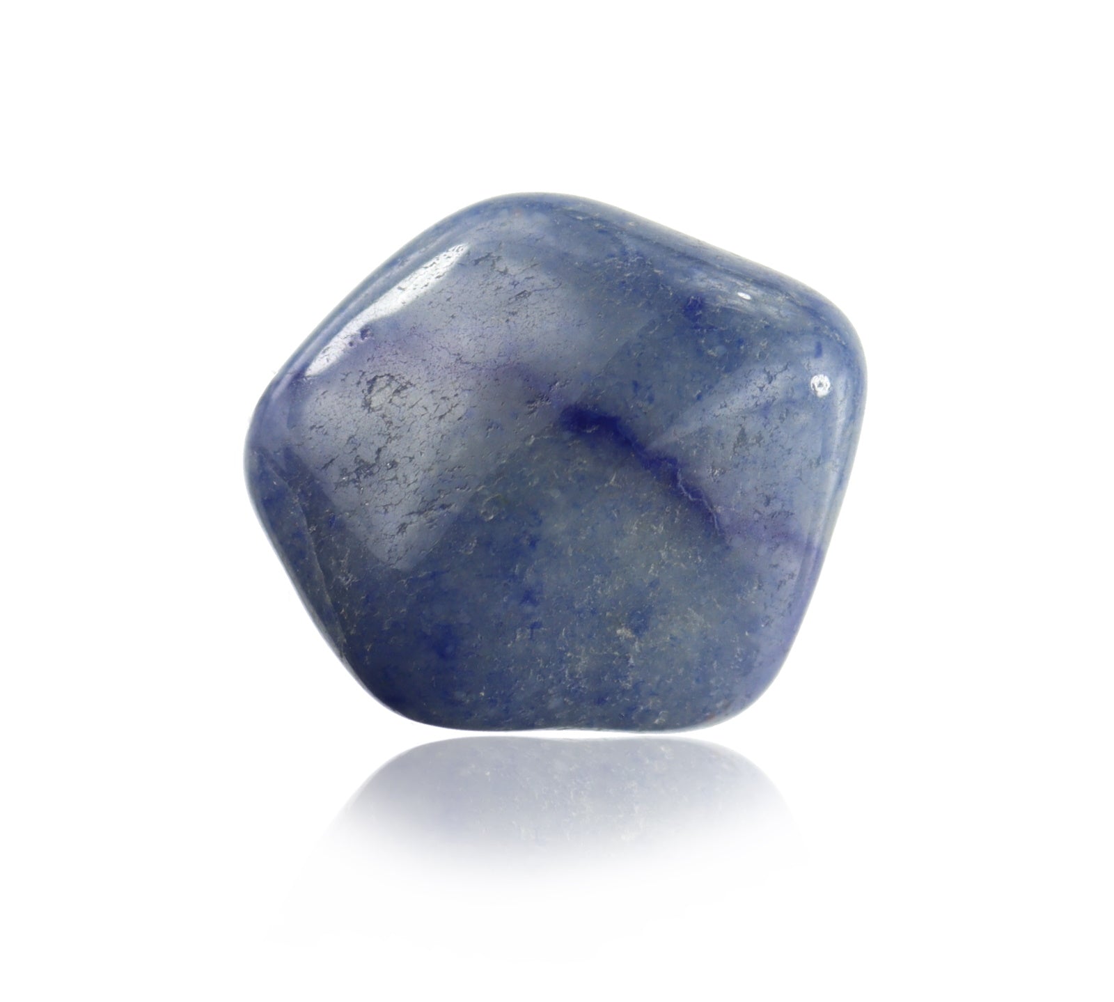 Blauquarz Schmuck Trommelstein Edelstein Rohsteine Handschmeichler Taschenstein von budawi