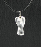 Bergkristall Engel Anhänger Nahaufnahme – ca. 25×15 mm, klarer Naturstein