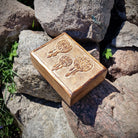 Holztruhe Holzbox Holzkiste Traumfänger Box Schachtel Schatulle Schmuck Dose