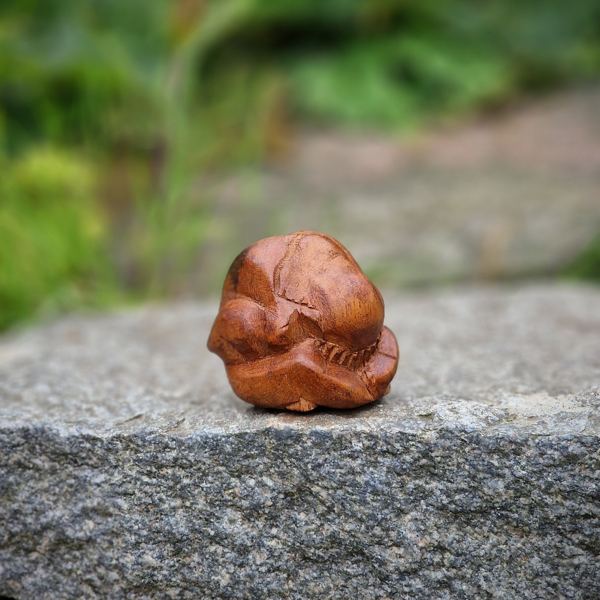 Yogiman Orang Malu Skulptur Holzfigur Holzskulptur Meditation Yogi klein