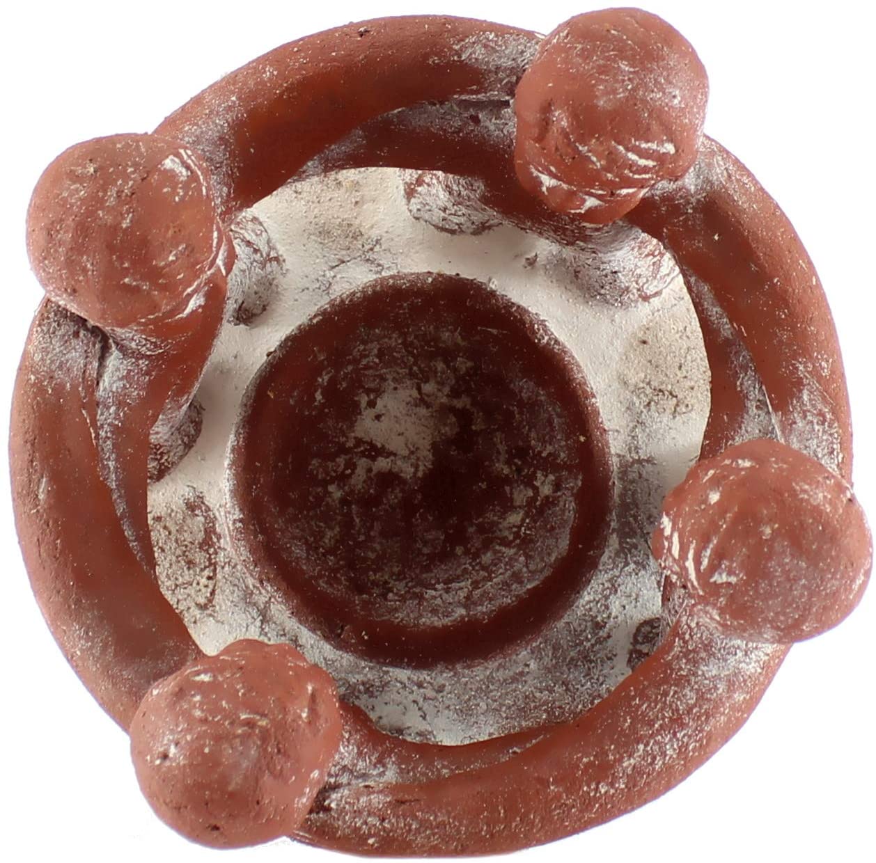 Freundeskreis als Teelichthalter rot – 4 Figuren beleuchtet