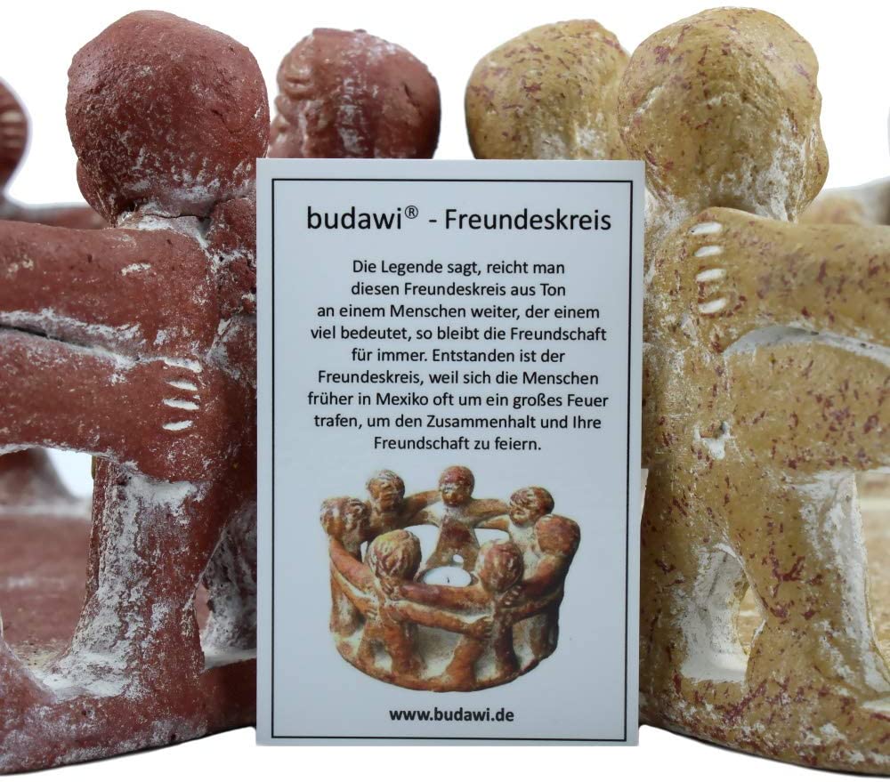 Freundeskreis 5 Figuren gelb – Dekoration Wohnraum und Garten