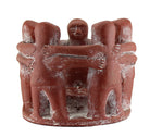 Freundeskreis XL – 5 Tonfiguren im Kreis von oben