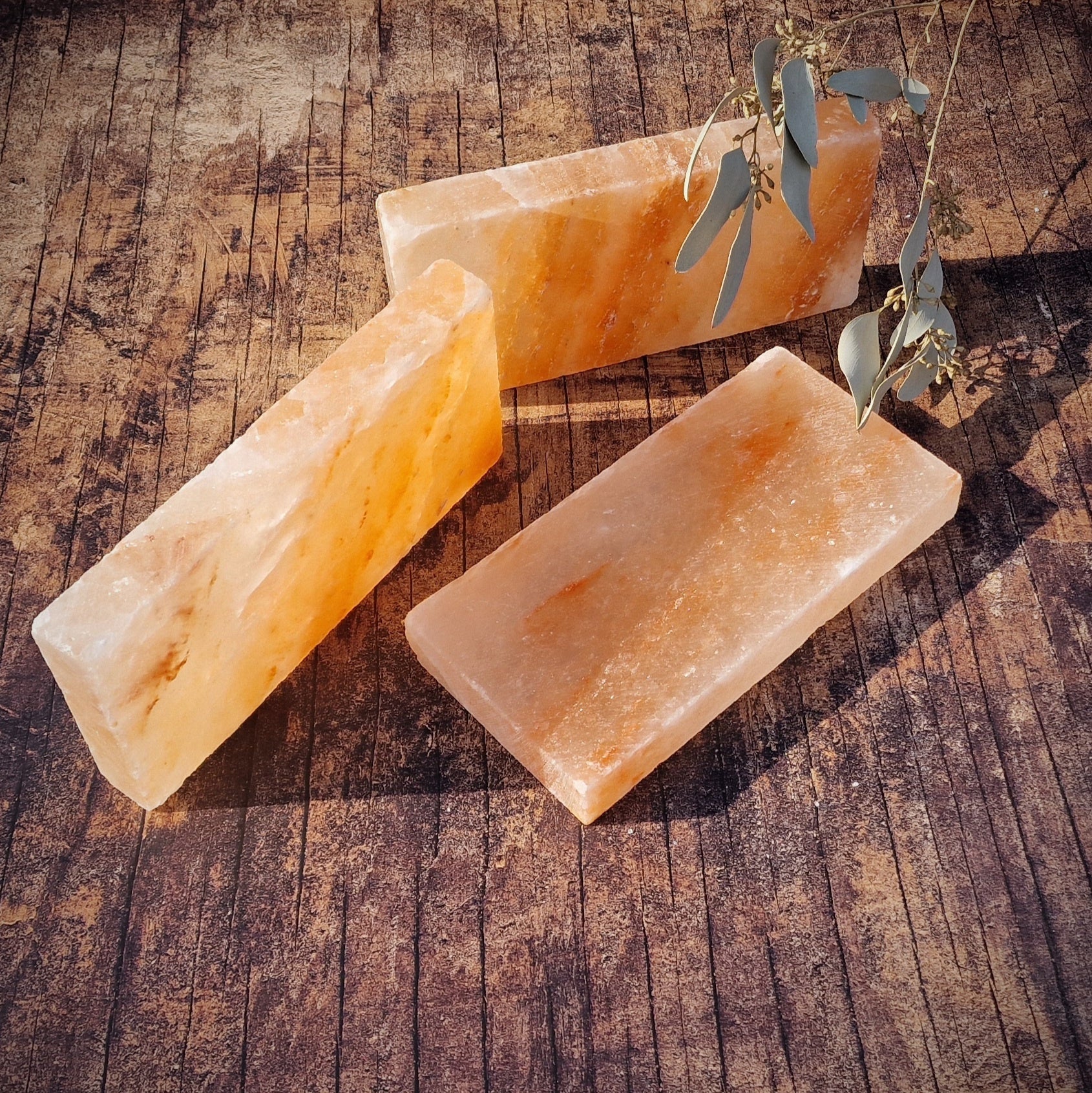 Salzziegel Stein Salzfliesen Kristallsalz Natursalz 20 x 10 cm