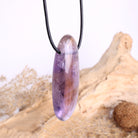 Ametrin Anhänger Seitenansicht – ca. 45×16 mm, seitlich gebohrt
