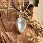 Azurit-Malachit Anhänger 925 Sterling Silber – Cabochon Vorderansicht