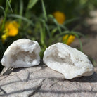 Calcit Geode Naturstein – Deko & Meditation, Einzelstück Budawi