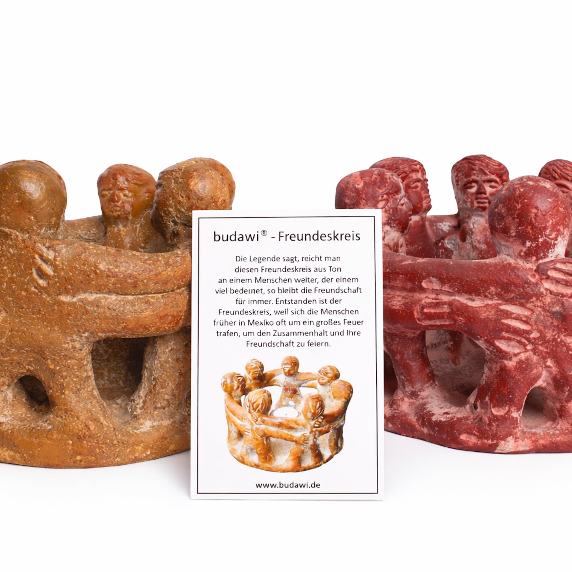 Freundeskreis Terrakotta gelb – Geschenk für Freunde und Familie