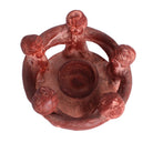 Detailansicht Freundeskreis Terrakotta – 5 Figuren Handarbeit