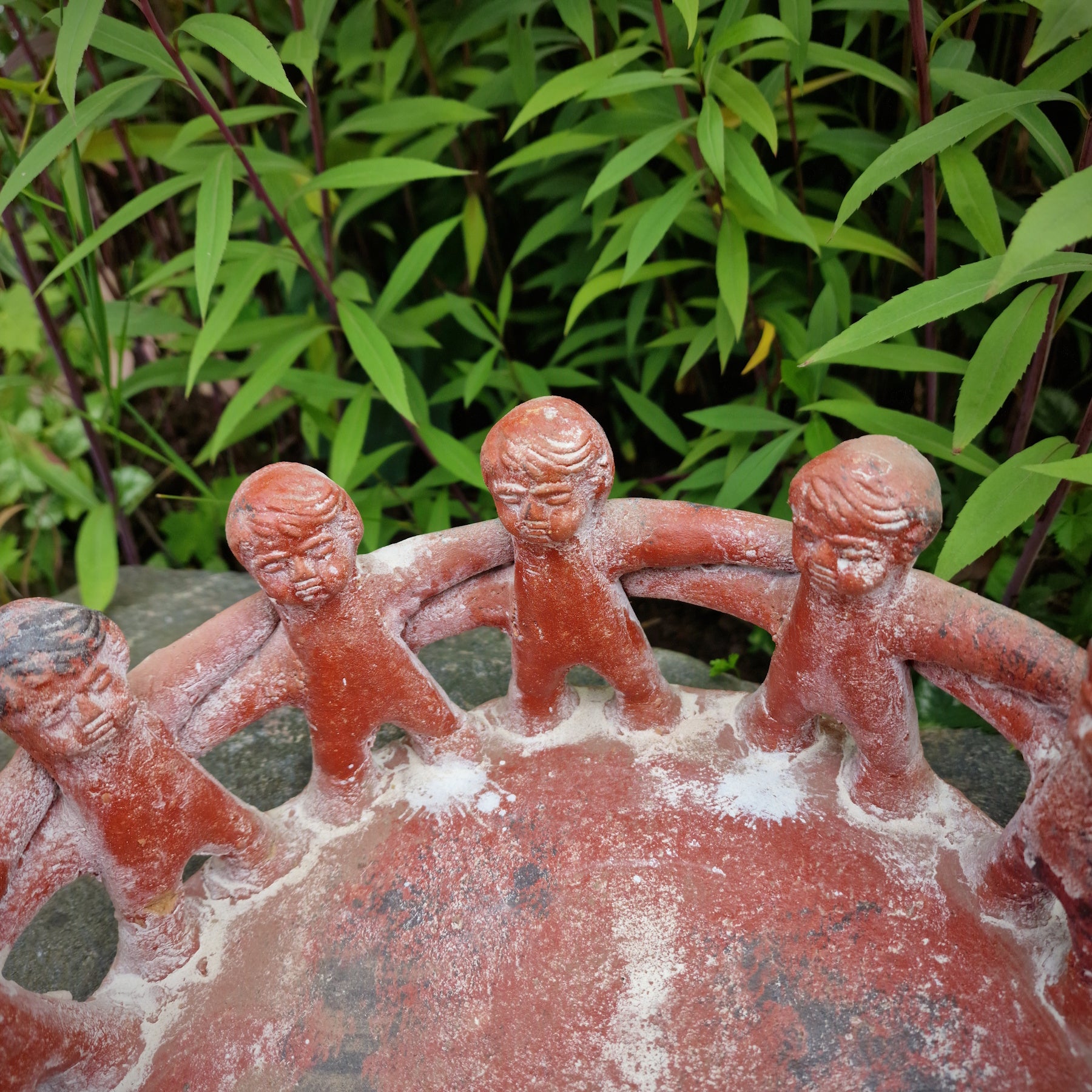 Freundeskreis Terrakotta rot – Geschenk für Freunde und Familie