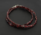 granat Stein Trommelstein Hals Schmuck Anhänger Edelstein Heilstein Rohstein Rohstück Glücksstein Schutzstein Lochstein Naturstein Amulett Deko Handstein Handschmeichler Kugel Ohrringe Ohrstecker Armband