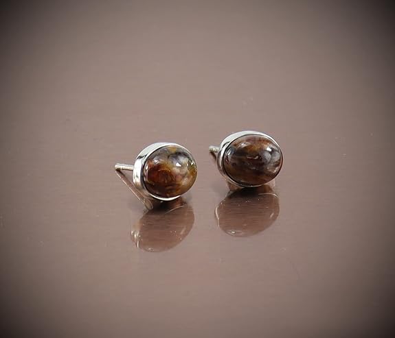 pietersit Stein Trommelstein Hals Schmuck Anhänger Edelstein Heilstein Rohstein Rohstück Glücksstein Schutzstein Lochstein Naturstein Amulett Deko Handstein Handschmeichler Kugel Ohrringe Armband