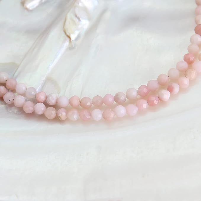 rosa andenopal Stein Trommelstein Hals Schmuck Anhänger Edelstein Heilstein Rohstein Rohstück Glücksstein Schutzstein Lochstein Naturstein Amulett Deko Handstein Handschmeichler Kugel Ohrringe Ohrstecker Armband