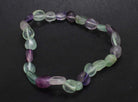 Halskettenanhänger Kettenanhänger Anhänger Regenbogenfluorit grüner blauer Fluorit grün blau Stein Rohstein Rohstück Schmuckanhänger Donut Edelsteindonut Edelstein Heilstein Rohstein Rohstück Fluoritanhänger Fluoritstein Fluoritschmuck
