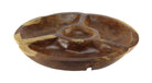Snackschale Obstschale braun Holz Schale zur Deko Dekoobjekt Deko Obstschale Teak Schale aus Teakholz Holzschale Holzschälchen Dekoschale