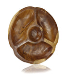 Snackschale Obstschale braun Holz Schale zur Deko Dekoobjekt Deko Obstschale Teak Schale aus Teakholz Holzschale Holzschälchen Dekoschale