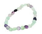 Halskettenanhänger Kettenanhänger Anhänger Regenbogenfluorit grüner blauer Fluorit grün blau Stein Rohstein Rohstück Schmuckanhänger Donut Edelsteindonut Edelstein Heilstein Rohstein Rohstück Fluoritanhänger Fluoritstein Fluoritschmuck