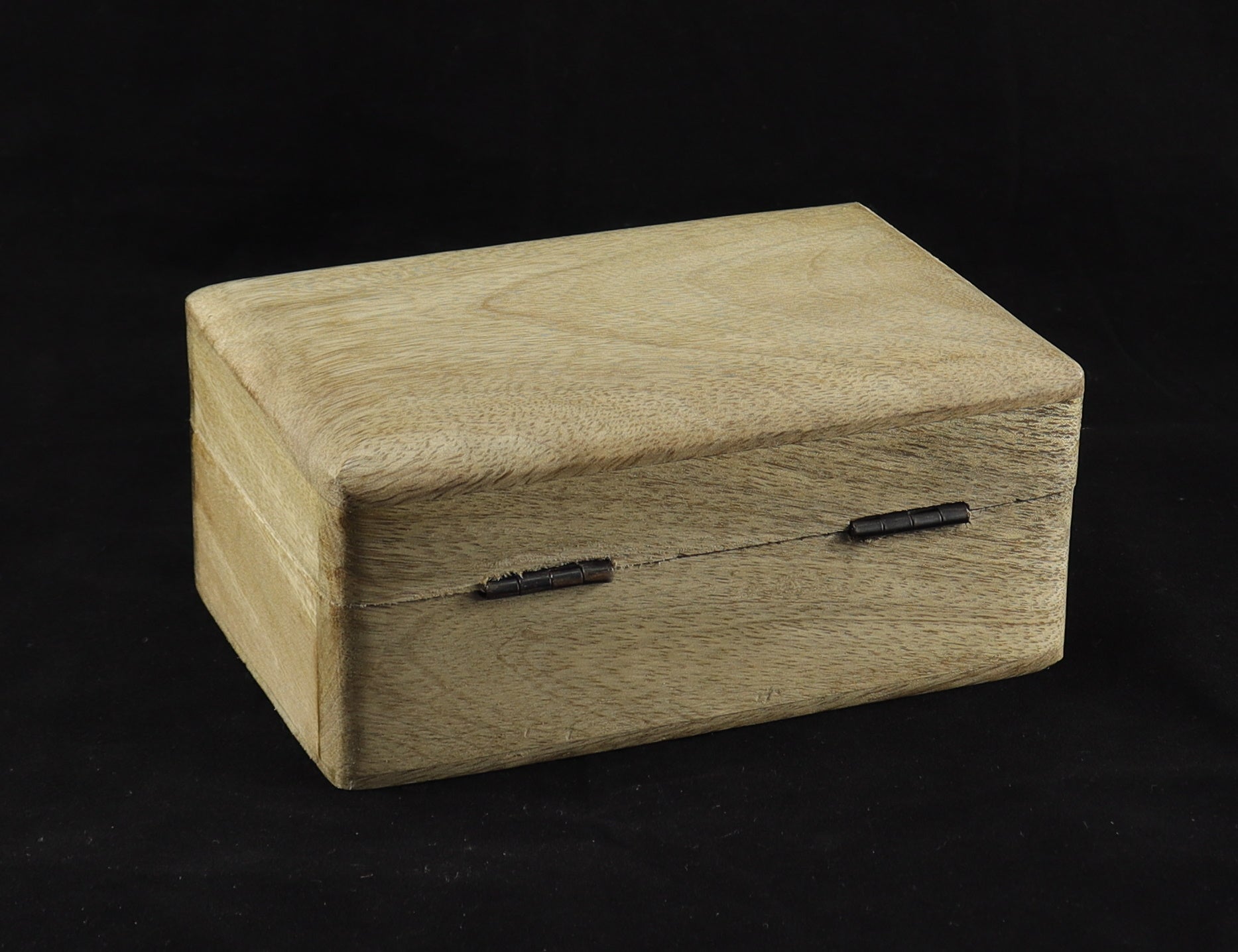 Holztruhe Holzbox aus Mangoholz natur mit Magnetverschluss  Look Schatulle Schmuckschatulle