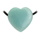Amazonit Edelstein Herz Anhänger Kettenanhänger mit Lederband Halskettenanhänger Kettenschmuck Stein Trommelstein Anhänger Schmuckstein Schmuckanhänger Herzanhänger Herz Herzen Herzschmuck Edelsteinherz Silberanhänger Silberschmuck Kettenschmuck Halsschmuck Schmuck