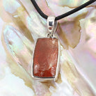 Sonnenstein Anhänger Kettenanhänger facettiert 925er Silber Schmuck Halskettenanhänger Kettenschmuck Stein Trommelstein Anhänger Kettenschmuck Rohstein Rohstück Silberanhänger Silberschmuck Halsschmuck Schmuck Edelstein Heilstein Glücksstein Schutzstein