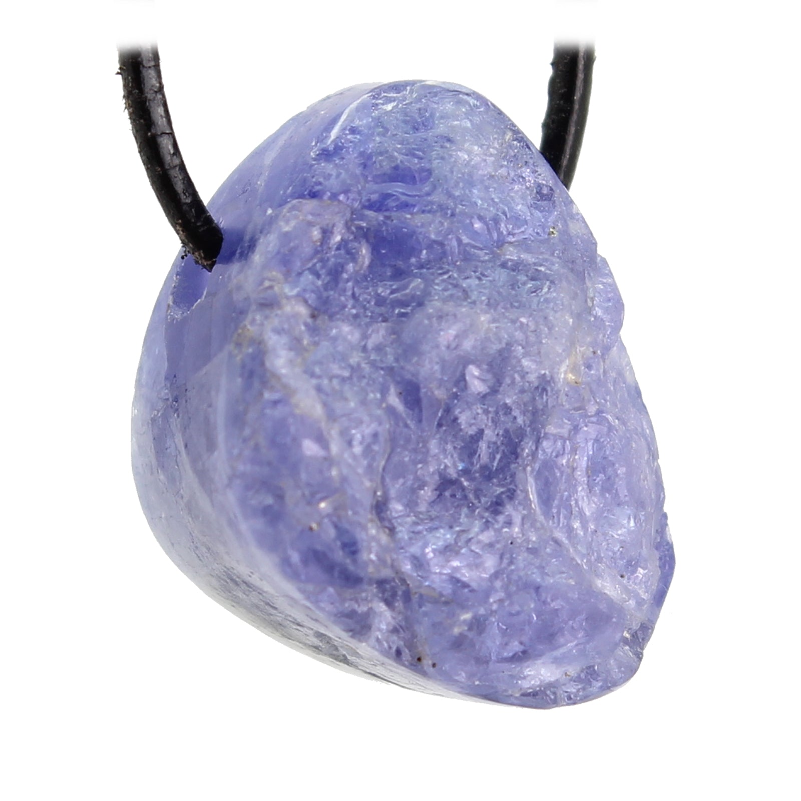 Tansanit Rohstein Cabochon Anhänger Kettenanhänger poliert & naturbelassen Halskettenanhänger Kettenschmuck Stein Trommelstein Rohstein Rohstück Rohkristall Kristall Heilstein Edelstein Schmuckanhänger Schmuckstein Halsschmuck Schmuck Silberschmuck Schutzstein Glücksstein Tansanitstein Tansanitschmuck