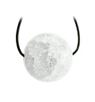 Bergkristall Crack Crystal Kugel Anhänger – ca. 20 mm, Vorderansicht