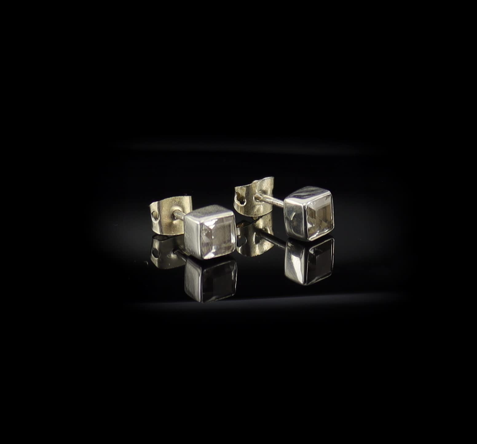 bergkristall ohrstecker ohrringe Ohrhänger Ohrschmuck Stein Trommelstein Rohstein Schmuck Silberschmuck Hänger Perlen Edelstein Heilstein Schmuckstein Glücksstein Schutzstein Silberstecker Kristallschmuck Kristalle