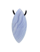 Halskettenanhänger Kettenschmuck Chalcedon Stein Trommelstein Anhänger Heilstein Edelstein Schmuckstein Schmuckanhänger Silberanhänger Rohstein Rohstück Halsschmuck Schmuck Silber Anhänger Chalcedonstein