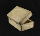 Holztruhe Holzbox aus Mangoholz natur mit Magnetverschluss  Look Schatulle Schmuckschatulle