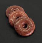 Halskettenanhänger Kettenanhänger Kettenschmuck Goldfluß Goldfluss Stein Trommelstein Anhänger Donut Edelsteindonut Heilsteindonut Halsschmuck Schmuckstein Rohstein Rohstück Schmuckanhänger Silberanhänger Silberschmuck Donutanhänger