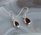 Ohrstecker Ohrringe Ohrhänger roter Granat Stein Trommelstein Anhänger Ohrschmuck Silberschmuck Silberohrringe Silberhänger Silberstecker Edelstein Heilstein Schmuckstein Schmuck Rohstein Rohstück Granatstein Granatschmuck