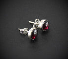 Ohrstecker Ohrringe Ohrhänger roter Granat Stein Trommelstein Anhänger Ohrschmuck Silberschmuck Silberohrringe Silberhänger Silberstecker Edelstein Heilstein Schmuckstein Schmuck Rohstein Rohstück Granatstein Granatschmuck