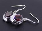 Ohrstecker Ohrringe Ohrhänger roter Granat Stein Trommelstein Anhänger Ohrschmuck Silberschmuck Silberohrringe Silberhänger Silberstecker Edelstein Heilstein Schmuckstein Schmuck Rohstein Rohstück Granatstein Granatschmuck