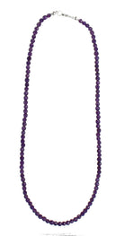 Stein Trommelstein Kugelkette Buttonkette Collier Halsschmuck Kettenschmuck Edelstein Heilstein Edelsteinkette Heilsteinkette Schmuck Rohstein Rohstück Schutzstein Glücksstein Amethyststein Amethystschmuck
