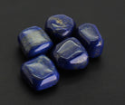 Lapis Lazuli Handschmeichler Anhänger Stein Schutzstein Glücksstein Schmuckstein Heilstein Edelstein Wasserstein Rohstein Rohstück Massagestein Lapisstein