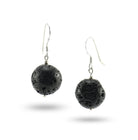schwarze lava lavastein lavagestein vulkanlava Ohrstecker Ohrschmuck Stein Trommelstein Rohstein Schmuck Silberschmuck Hänger Perlen Edelstein Heilstein Schmuckstein Glücksstein Schutzstein Stecker Silberstecker