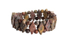 Leopardenjaspis Stein Trommelstein Anhänger Perlenarmband Kugelarmband Edelsteinarmband Edelstein Heilstein Schmuck Schmuckstein Kette Kettenanhänger Perlen Kugel Gummiarmband Stretcharmband Armschmuck Jaspisstein Jaspisschmuck
