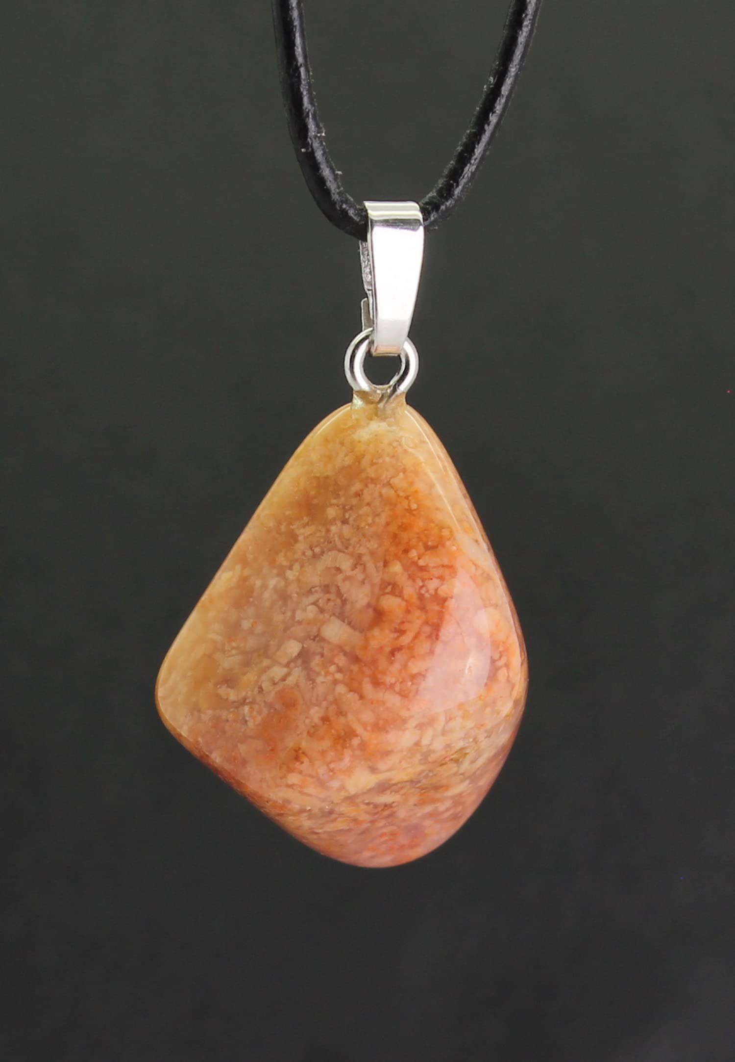 Moosachat rosa Halskettenanhänger Kettenschmuck Kristall Rohkristall Stein Silberanhänger Silberschmuck Edelsteinanhänger Edelstein Heilstein Schmuckanhänger Halsschmuck Rohstein Rohstück Schmuckstein Schmuck Schutzstein Glücksstein