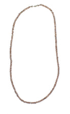 Budawi Halskette Kette aus Mondstein Trommelstein Anhänger Perlenkette Kugelkette Buttonkette Collier Halsschmuck Kettenschmuck Ketten Edelstein Heilstein Halsschmuck Schmuck Schmuckstein Rohstein Rohstück Mondsteine Mondsteinschmuck Mondsteinkette