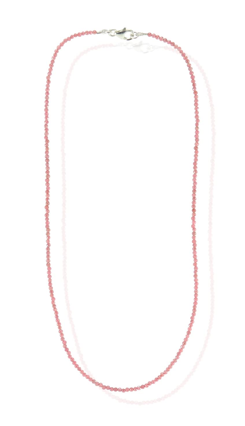 Rhodochrosit Stein Trommelstein Anhänger Perlenkette Kugelkette Buttonkette Collier Halsschmuck Kettenschmuck Ketten Schmuck Kettenanhänger Schmuckcollier Edelstein Heilstein Rohstein Rohstück Silberanhänger Silberschmuck Armband