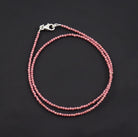 Rhodochrosit Stein Trommelstein Anhänger Perlenkette Kugelkette Buttonkette Collier Halsschmuck Kettenschmuck Ketten Schmuck Kettenanhänger Schmuckcollier Edelstein Heilstein Rohstein Rohstück Silberanhänger Silberschmuck Armband