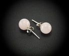 Rosenquarz Stein Trommelstein Rohstein Brocken Ohrringe Silberohrringe Silberohrstecker Silberschmuck Perlen Edelstein Heilstein Ohrschmuck Rosenquarzohrringe Liebesstein Fruchtbarkeitsstein Stein der Liebe Kugel aus Rosenquarz Silber Ohrstecker Rosenquarz